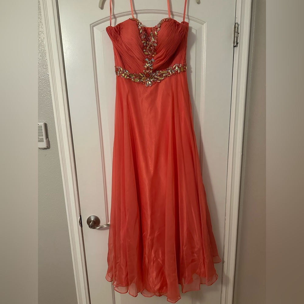 Nina canacci pink prom dress
